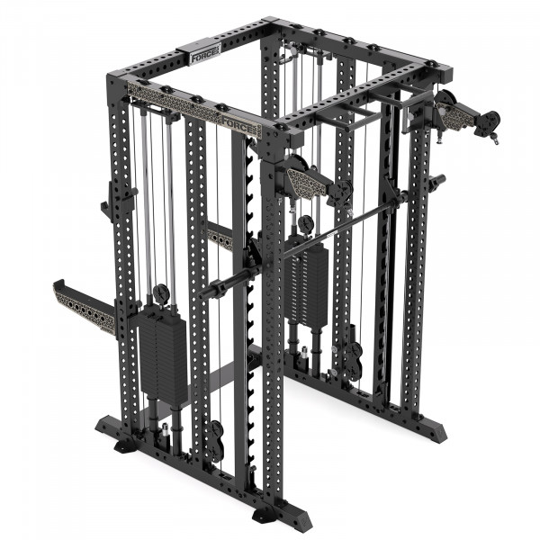 Hero image of the Force USA M20 with Weight Stack and Smith bar