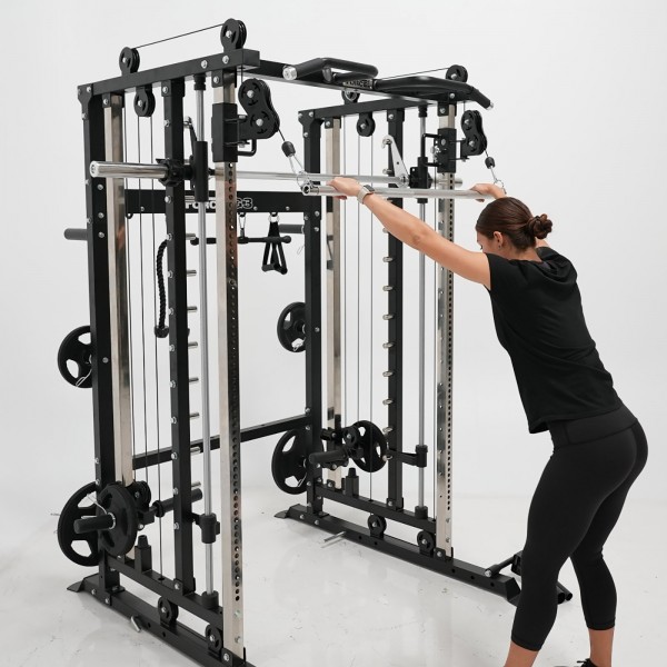 Force USA G3 V2 - dual pulley in use bar