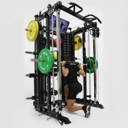 Force USA G15 All-In-One Trainer - smith bar in use squat