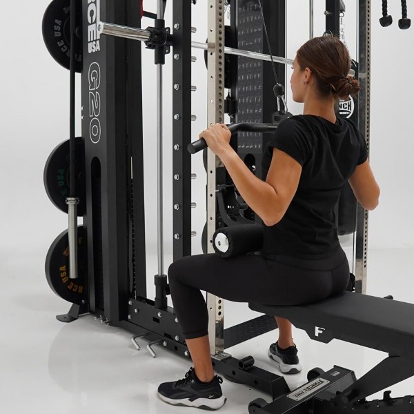 Force USA G20 V2 - lat pulldown in use
