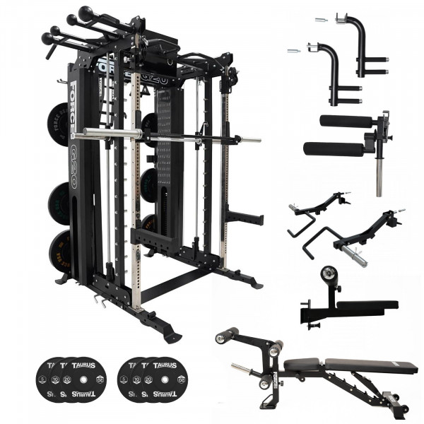 Force USA G20 V2 + Extra Attachments + Bench + 70kg Bumper
