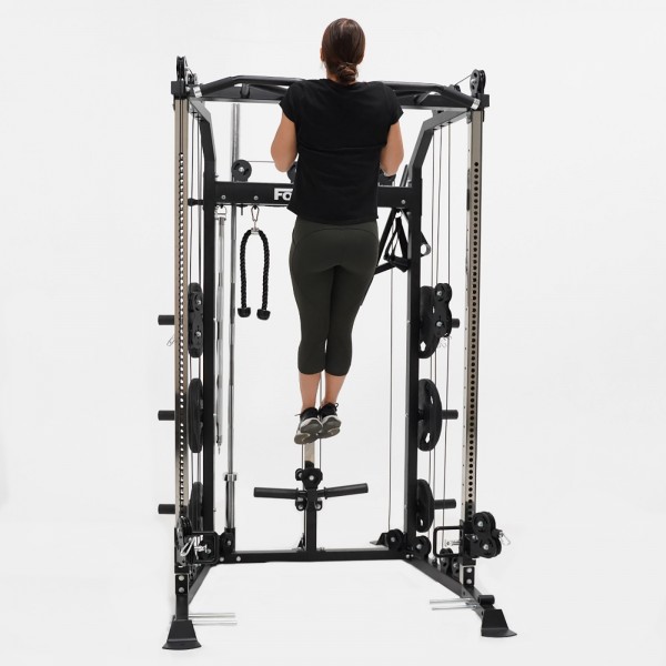User performing pull-ups on the Force USA G1 V2 All-In-One Trainer
