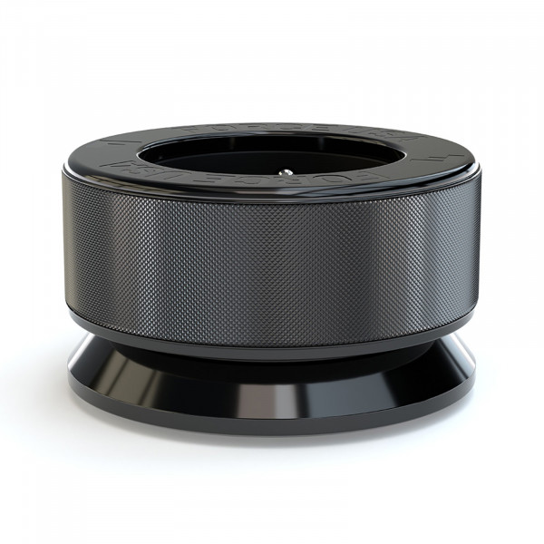 Side view of the black Force USA Xcalibur Olympic Collar