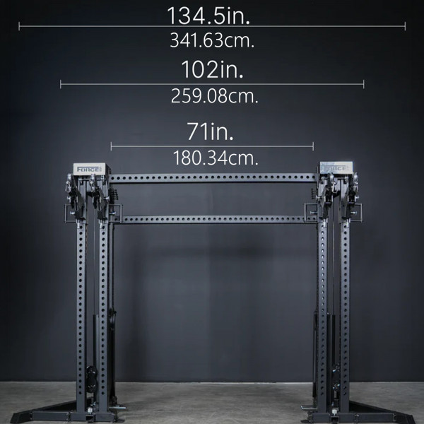 Force USA Tandem Towers with connection dimensions