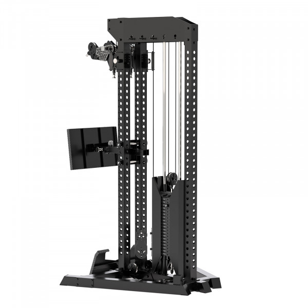 Back-left view of the Force USA Tandem Tower