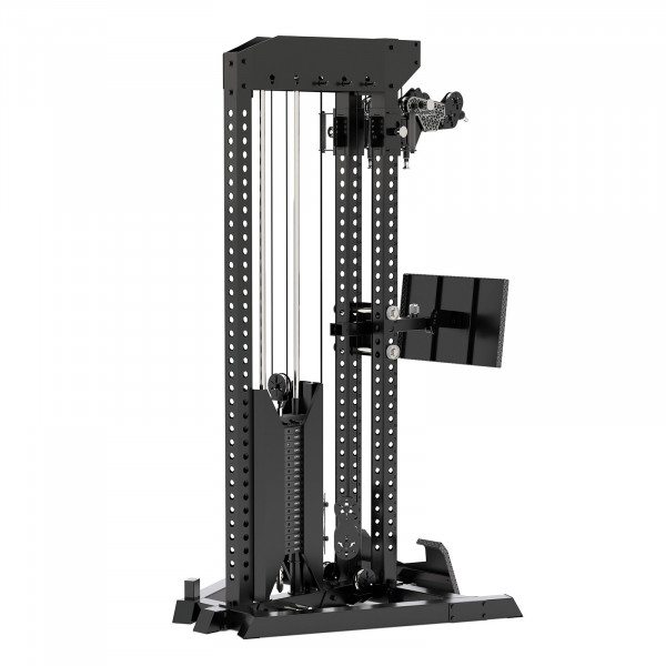 Back-right view of the Force USA Tandem Tower