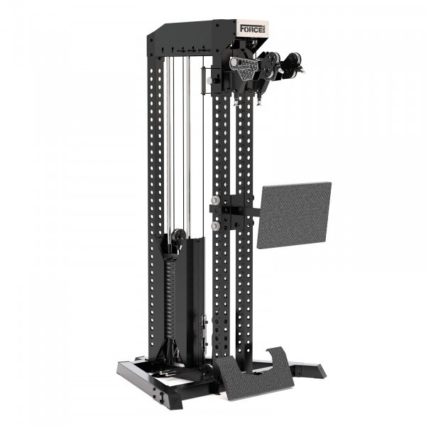 Front-left view of the Force USA Tandem Tower