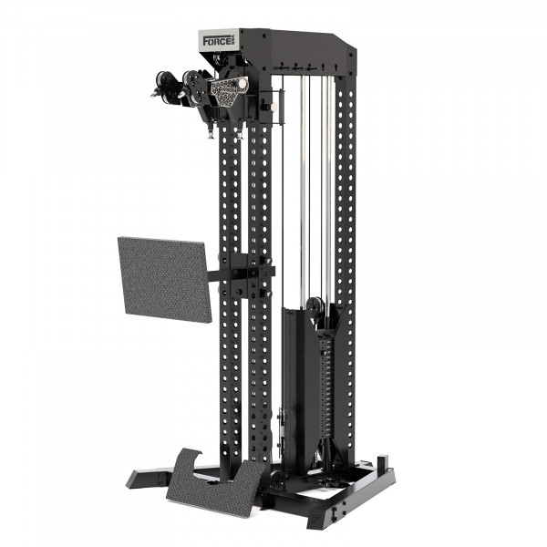 Front-right view of the Force USA Tandem Tower