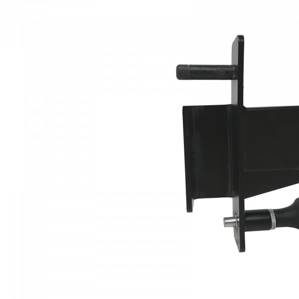 Close-up view of the attachment mechanism for the Force USA Lateral Row Seat (G10, G15, G20).