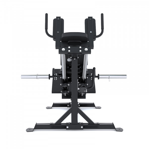 Back view of the Force USA Compact Leg Press/Hack Squat V3.