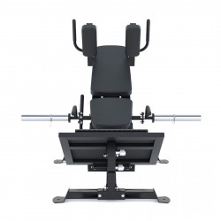 Front view of the Force USA Compact Leg Press/Hack Squat V3.