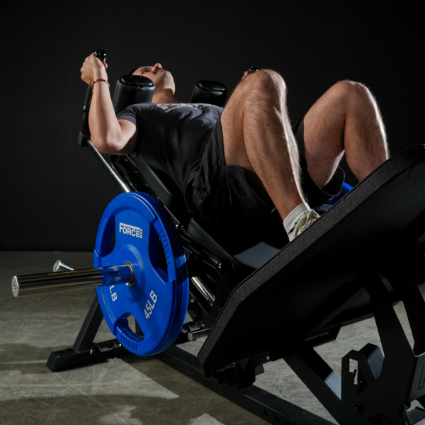 Force USA Compact Leg Press / Hack Squat V4 - Model - Hack Squat, close-up