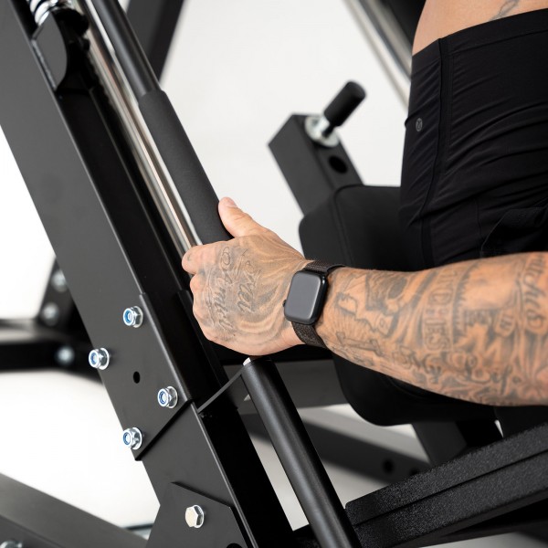 Force USA Ultimate Leg Press and Hack Squat - handles in use close up