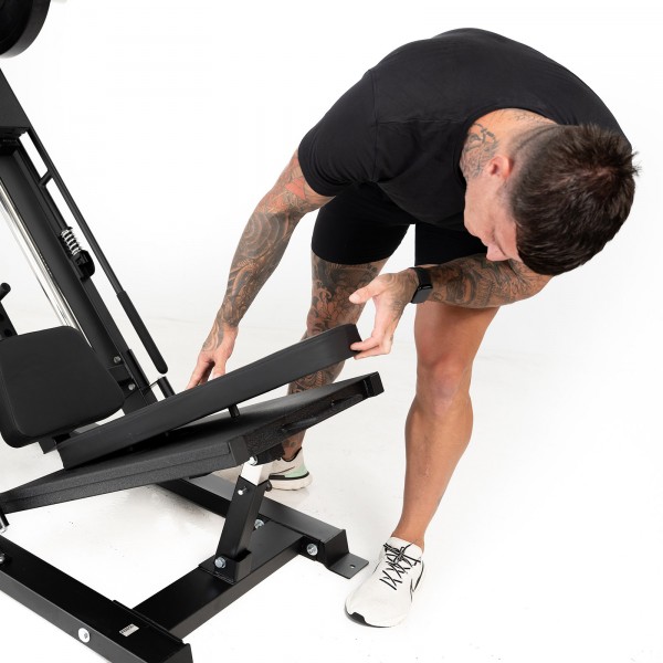 Force USA Ultimate Leg Press and Hack Squat - leg press back plate adjustment