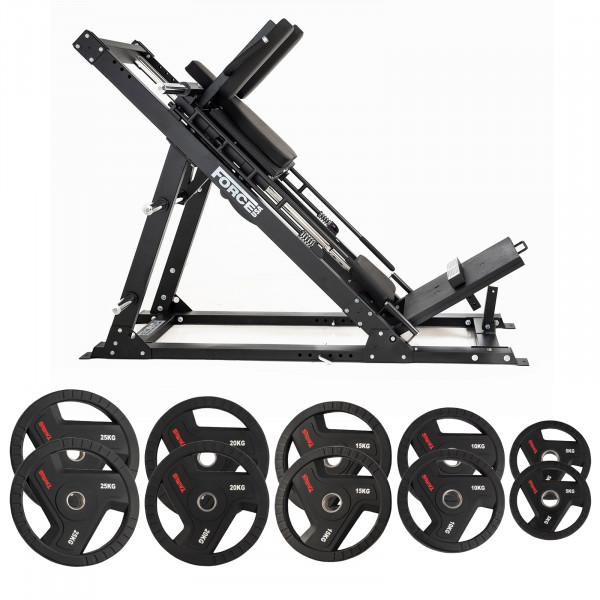 ForceUSA Ultimate Leg Press Hack Squat V2 + 150kg TPU Plates