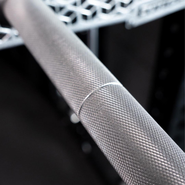 Image of the Force USA Dipping Handle Bars showing the knurling of the bars