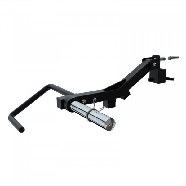 Close-up angled view of the Force USA G and C-Series Jammer Arm.