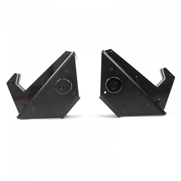 Angled rear view of the Force USA J-Hooks