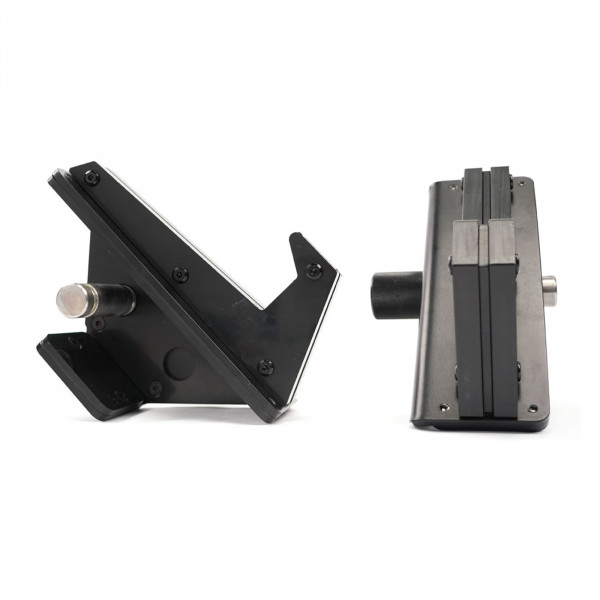 Side view of the Force USA J-Hooks set