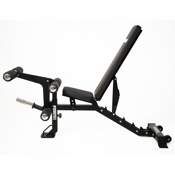 The MyBench V2 set up as an incline bench