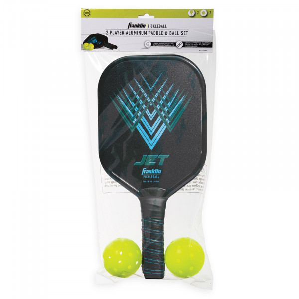 Retail packaging with paddle and balls