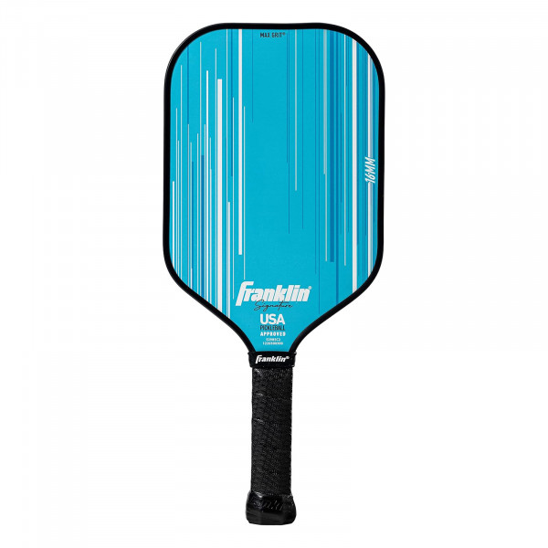 Franklin Signature Pro Series pickleball paddle, blue, 16 mm, front view