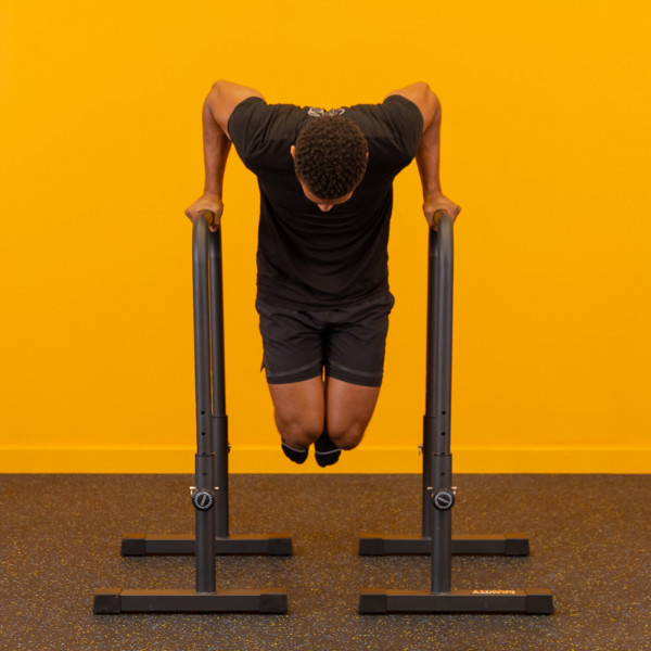 Gravity Fitness XL Adjustable Parallettes/Dipping Bars - lifestyle 3