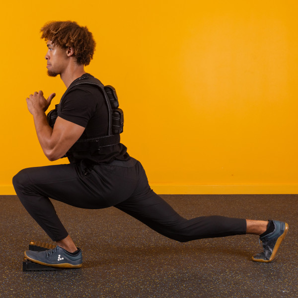 Gravity Fitness 2-in-1 Squat Ramps - lunge