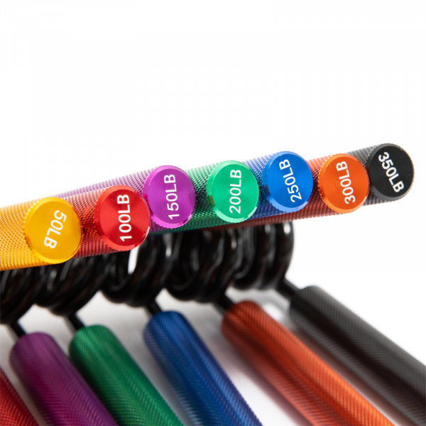 Gravity Fitness Warrior Grip Trainer - Product image - Full array showing the weights