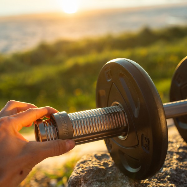 Gungnir Dumbler Dumbbells - collar adjustment 1