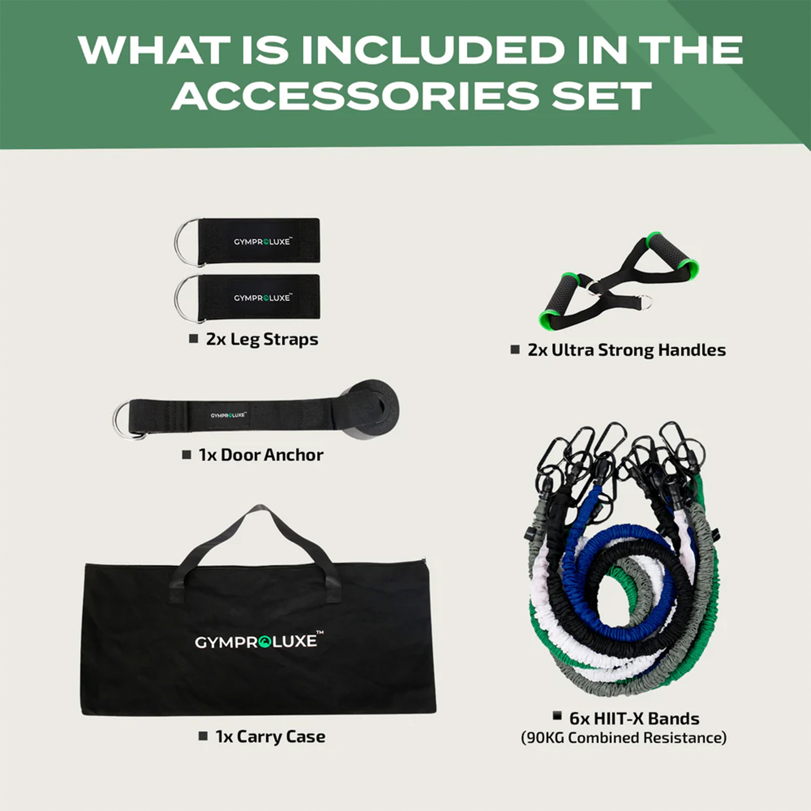 Gymproluxe Accessories Set Shop Now Fitshop