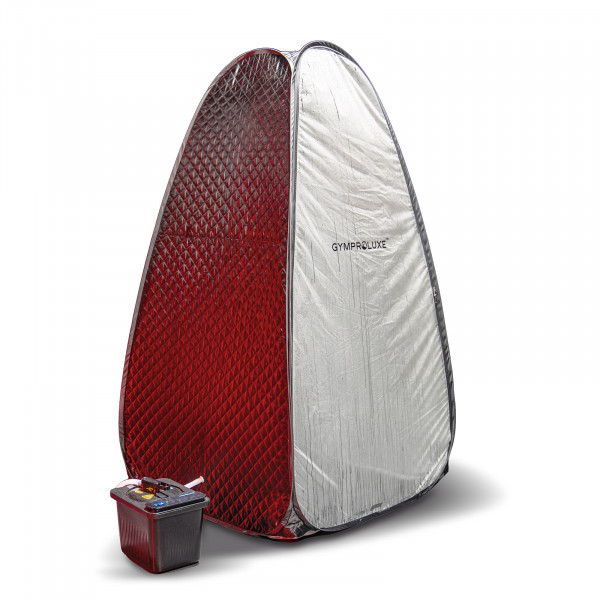 White background image of the GymProLuxe Tropical Sauna Pod.