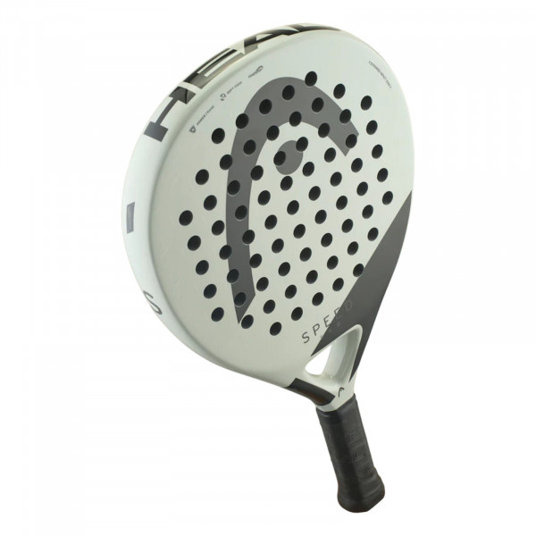 Head Evo Speed padel racket, angled rear view