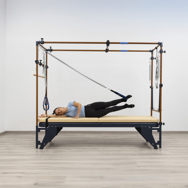 Side-lying leg exercise on the HEGREN TALMA TRC Cadillac Trapeze