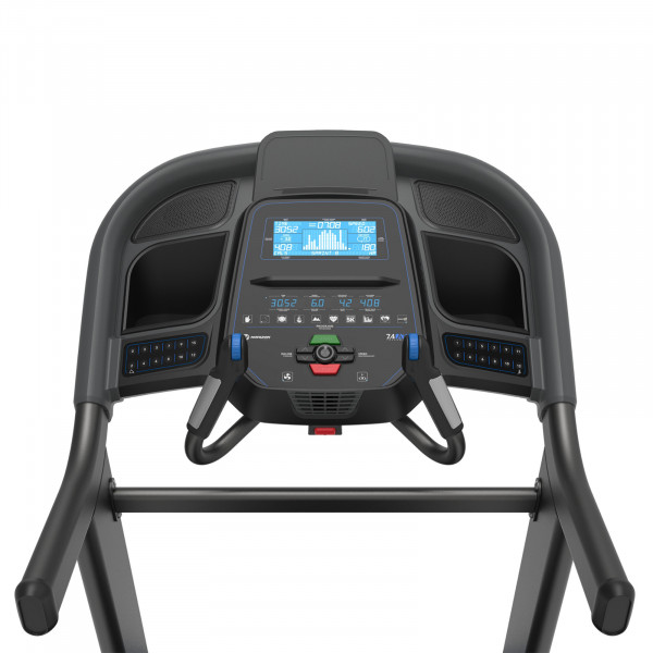 Close-up of the console on the Horizon 7.4AT Treadmill.