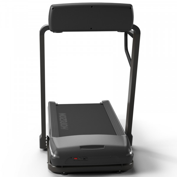 Back view of the Horizon Omega Z-02 Treadmill.