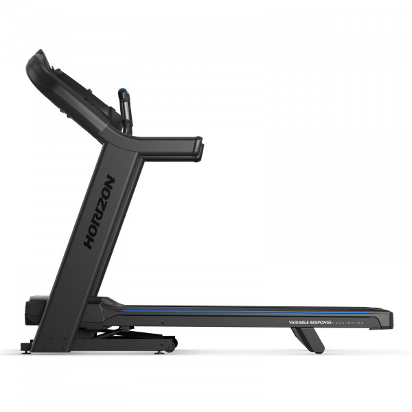 Left-side view of the Horizon 7.4AT-24 Treadmill