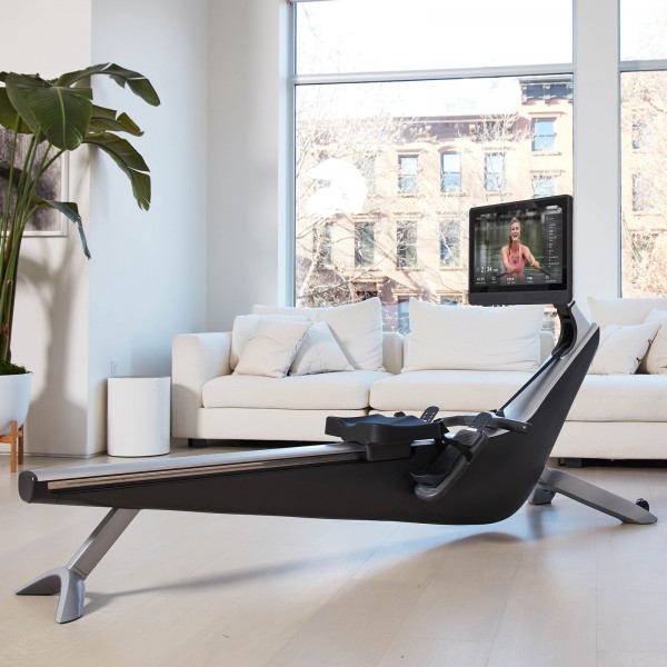 Hydrow Pro Rower placed in the living room.