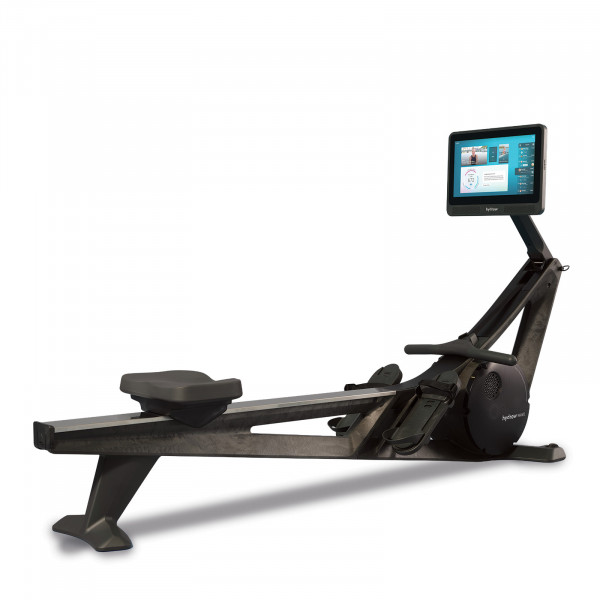 Angled view of the Hydrow Wave Rower