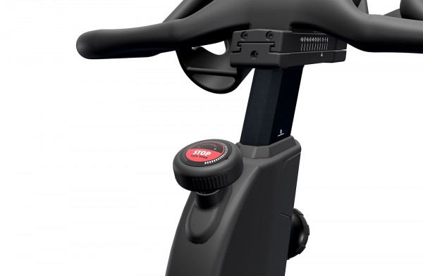 ICG IC4 Exercise Bike - resistance dial and emergency stop