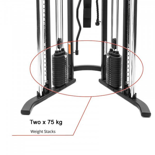 Product image of the Inspire Fitness FTX Functional Trainer - weight stacks in focus