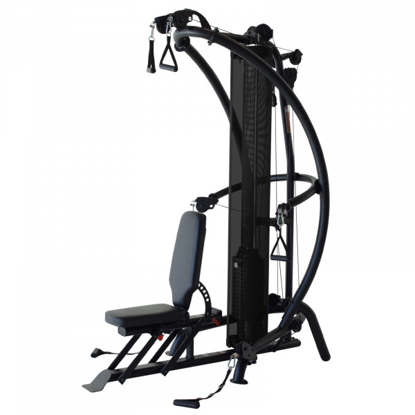 Angled side view of the Inspire Fitness M1 Multi-Gym.