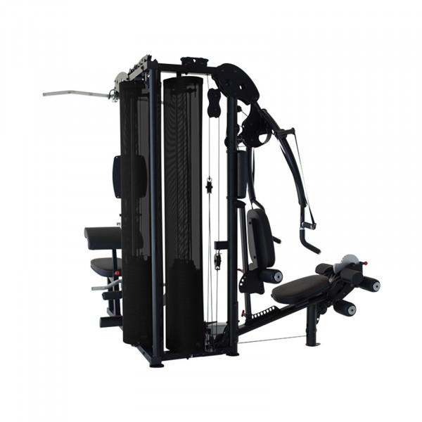 Rear view of the Inspire Fitness M5 Multi-Gym.
