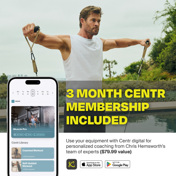 The purchase of the Inspire Fitness Series T4 Treadmill includes a 3-month Centr app membership with expert coaching