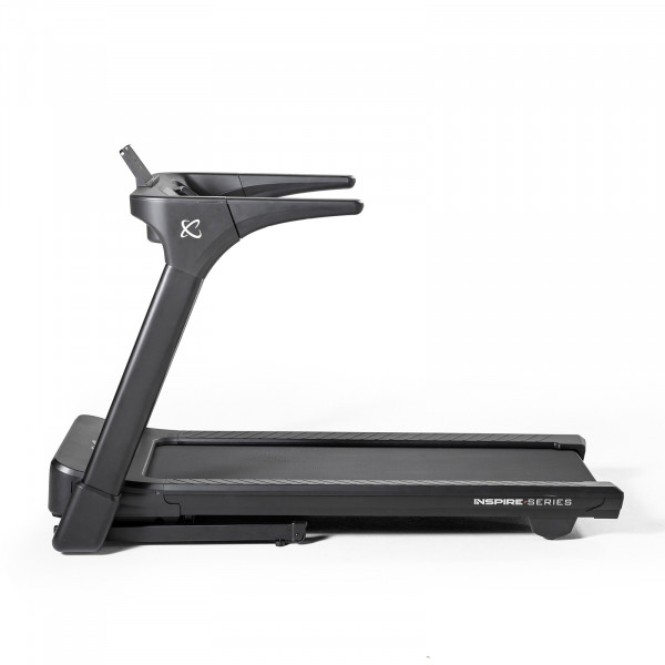 Left-side view of the Inspire Fitness Series T4 Treadmill