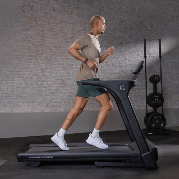 Person running on the Inspire Fitness Series T4S Treadmill