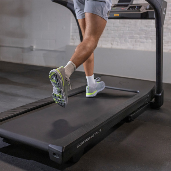 Rear view of the Inspire Fitness Series T5S Treadmill running deck