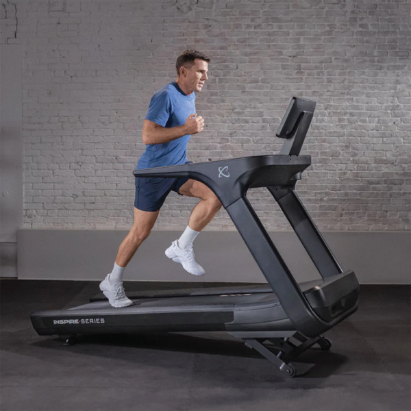 Person running on the Inspire Fitness Series T7S Treadmill

