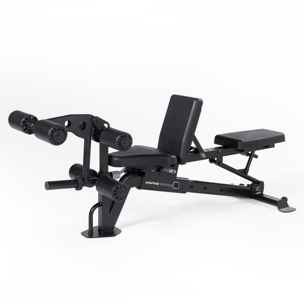 Product image of the Inspire Fitness FID7 Bench - Flat with attachments