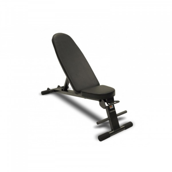 Top angled view of the Inspire Fitness Folding Adjustable Bench.
